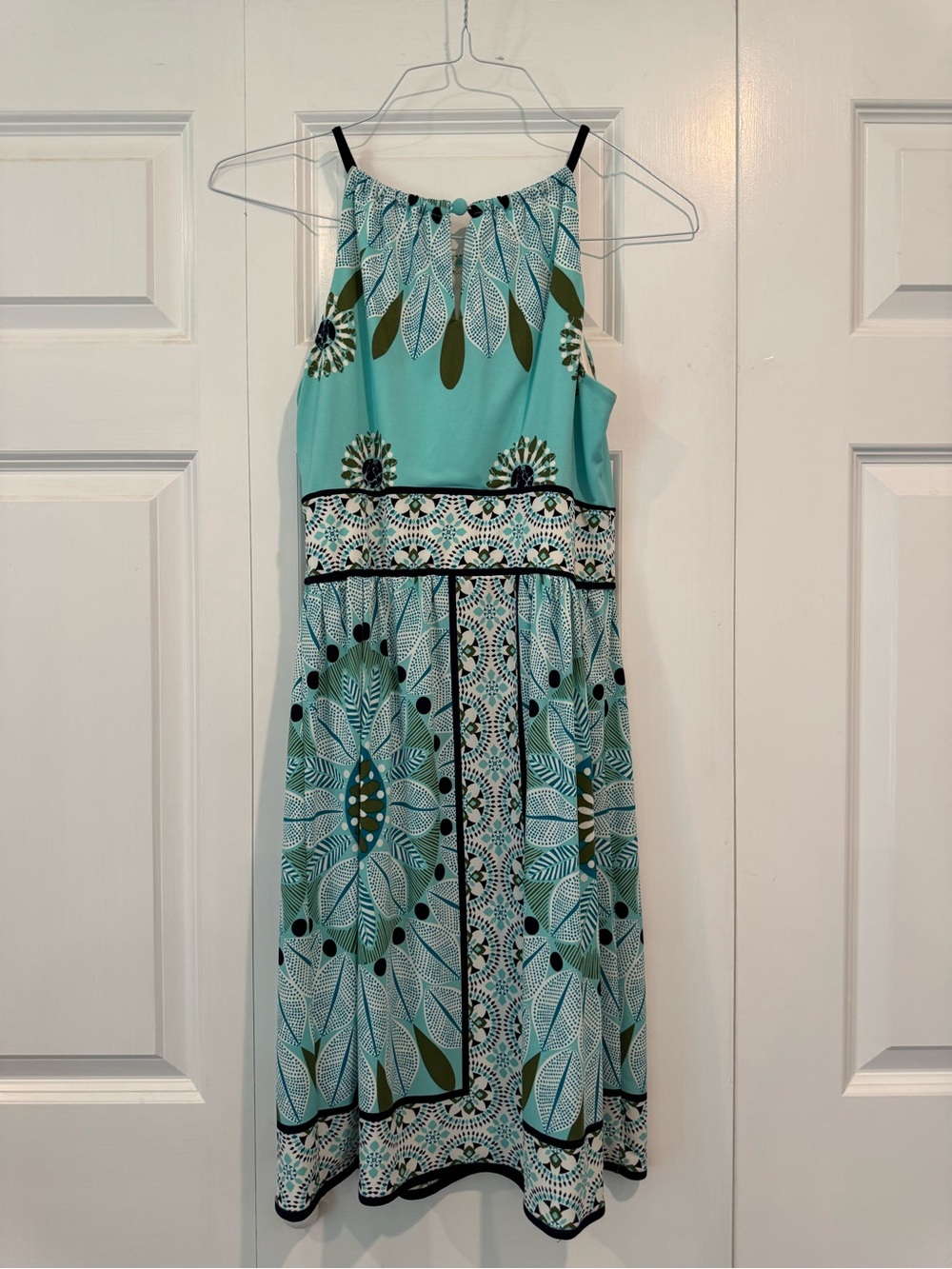 Dressbarn Petite 6 Floral Sleeveless A-Line Dress Quiet Luxury Cottagecore - Picture 10 of 15
